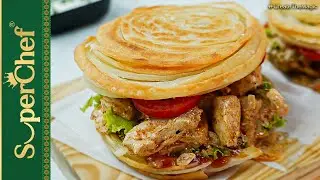 Viral Lacha Paratha Burger | A Simple Desi Twist Everyone Loves
