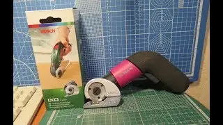 Bosch DIY - IXO VI, Ч-V: Cutter (дисковые ножницы) - режем различные листовые материалы