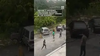 Hillside Collapses in Malaysia. #hillside #collapse #video #landslide #malaysia #fyp #rain #weather