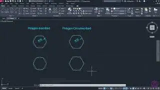 2-7 Как рисовать многоугольники в AutoCAD (учебник по AutoCAD)