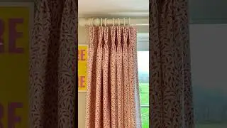 Wonder how to hang your curtains? Pinch pleat hooks #curtains #tutorial #interior #sewing