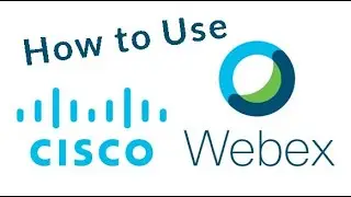 How to use Cisco WebEx Meeting Center
