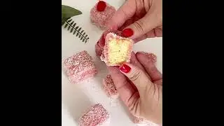 Пирожное ЛАМИНГТОН 💕Рецепт от @nelyayarygina💕Lamington Cake Recipe