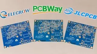 #32-7 Leiterplattenhersteller: Elecrow vs. PCBWay vs. JLCPCB