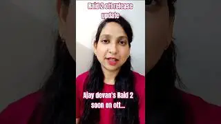 Raid 2 ott release date announcement #raid2 #ajaydevgan #vanikapoor #riteishdeshmukh
