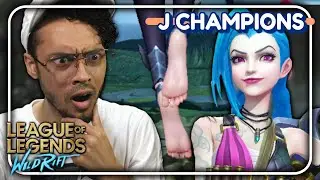 Anime Fan Reacts to League of Legends Wild Rift Champions Starting With J