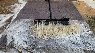 Satisfying scraping compilation of dirty Grey rugs || Pt. 3