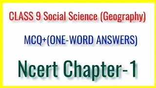 Class-9 Geography ncert Ch-1 India Size And Location McQ/objective multiple choice question solution