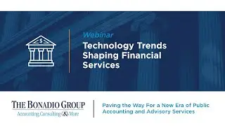 Technology Trends Shaping Financial Services (Recording)