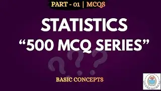 Statistics 500 MCQ Series | Part 01 |BASIC CONCEPTS | 20 MCQs | JKSSB  | FAA