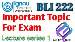 BLI  222 , Exam Specific Serious | previous years Question paper discussion | lecture series 1