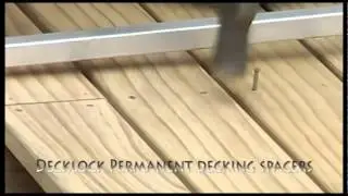 Building A Deck - Easy with Decking Spacers