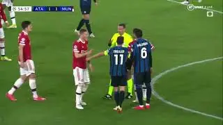 Scott McTominay trying to get away with a foul...