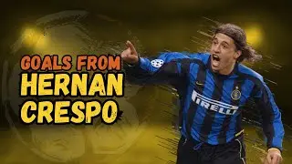 A few career goals from Hernan Crespo