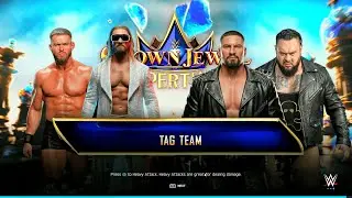 WWE 2K25 - Остин Теория/Сет Роллинс против Брона Брейккера/Бронсона Рида - Битва за выход в строй...