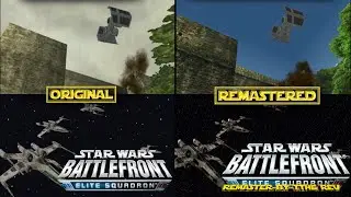 COMPARISON Star Wars Battlefront Elite Squadron Remaster | AGE OF THE REBELLION | PSP