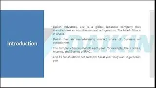 Supply chain strategy of Daikin | Upstream & Downstream Supply chain | Product Characteristics