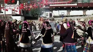 Tibetans ring in Losar New Year with song and dance