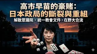 日本有事，台灣會不會有事呢? 高市早苗的豪賭：日本政局正在斷裂，還是重組？