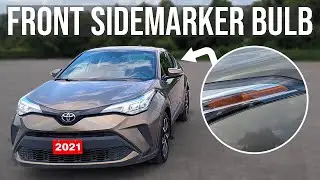 How to Replace Front Parking Light Bulb - Toyota C-HR (2018-2022)