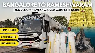 Bangalore to Rameswaram Royal Travels AC Sleeper Bus Journey | Rameswaram Jyotirling Travel Guide