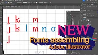 Creating a font with Illustrator 01