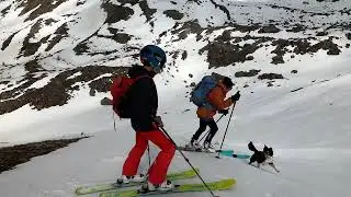 ski de printemps avec pierre