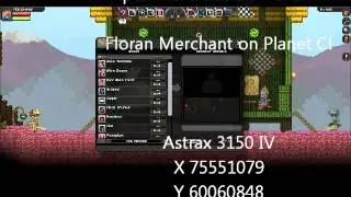 Starbound Apex Food merchant and Floran food merchant locations