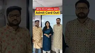 🚨 IBPS PO Prelims 2025 Admit Card Out 🤩