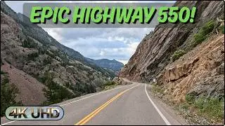 Silverton to Ouray Scenic Drive | Relaxing 4K Mountain Road Trip