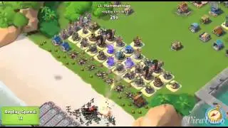 Defending against LT.Hammerman 16/6/2015 Boom Beach