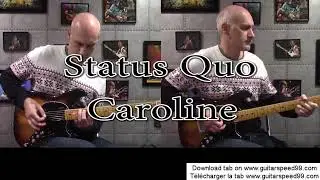 Guitar cover - Caroline (Status Quo) - With TABS