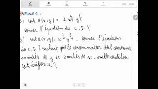Séance 10 : exercice sur les courbes d indifférence 