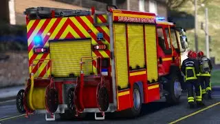 [GTA5] NOUVEAUX FOURGON POMPE TONNE POUR LES POMPIERS | SDIS77