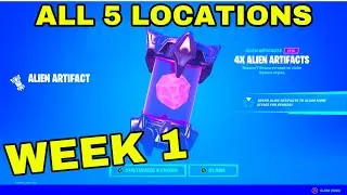 WEEK 1 ALIEN ARTIFACT LOCATIONS || UNLOCK NEW STYLES FOR KYMERA || CHAPTER 2 SEASON 7