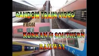 Indian Railway video ( Uncut with original sound )/ legendary trains from Konkan & Southern Railway