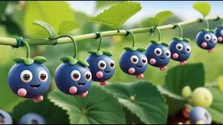 🍇 Fun Blueberry Song for Kids | Nursery Rhymes & Sing Along