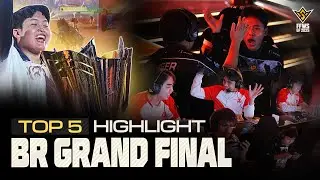 Top 5 Highlights of Grand Finals - BR Mode | FFWS GF 2025