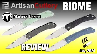BAD NEWS about Artisan Cutlery & REVIEW of their BIOME - 1840P