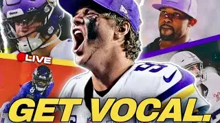 Will JJ McCarthy play on Sunday? BFLO OUT? L.Jackson to Minnesota? | GET VOCAL!