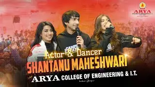 Starcast of Campus Beats | Shantanu Maheshwari | Shruti Sinha | Tanvi Gadkari at Arya College