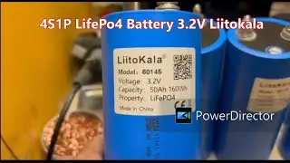 Building 12V 50Ah 60140 Lifepo4 Battery Liitokala 4S1P