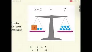 Math Session# 6 (Equations) VIDYA -The Living School | Math Teacher -Taj Bora