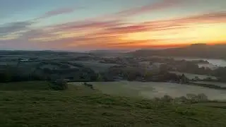 Sunrise at Cranborne Chase