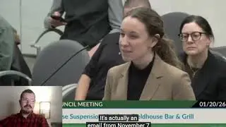 Iowa City Field House Alcohol License Suspended - City Council Meeting Segment