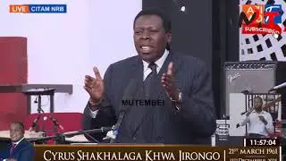 Cyrus Jirongo Spoke Truth to Power!!We will Surely Miss his Generosity!!Eugene Wamalwa Eulogy!