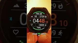 ⌚ New Garmin Watch Face on Any Garmin Watch: Easy Tutorial! 🚀 #Shorts