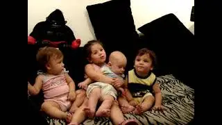 Rochi, Ale, Juan y Cami