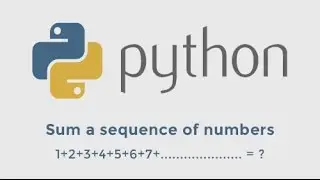 Sum a sequence of numbers