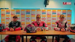 Чемпионат Великобритании по супербайку Bennetts 2025 года &mdash; TT Circuit Assen &mdash; Реакция на подиум ...